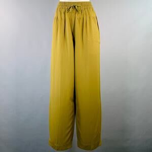 HAIDER ACKERMANN Size S Olive Green Viscose Elastic Waistband Casual Pants